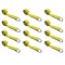 Tie 4 Safe 2" x 10' Lasso Strap w/ O Ring Auto Tie Down Wheel Lift Tow Truck Trailer, 12PK TWS21-510-W9-Y-C-12 - alternate 1